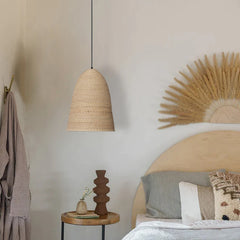 Big Sur Coastal Interior Design Rattan Pendant Light