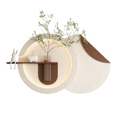 LED Sandstone Wall Art - 3-Color Remote Control Sculpture
