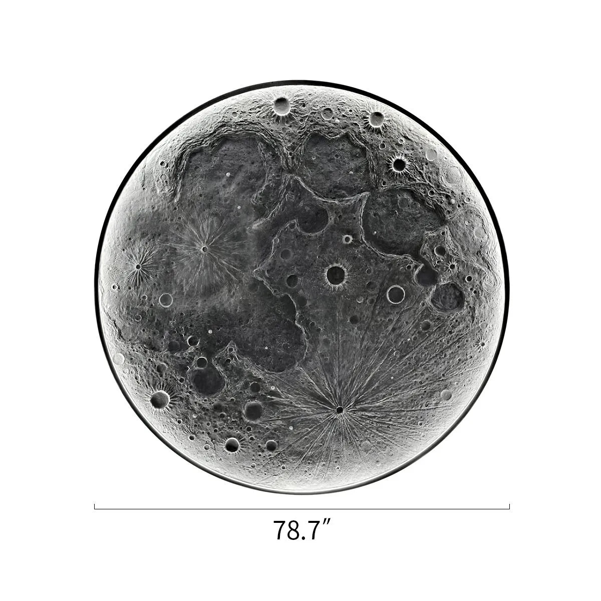 3D Relief Moon Decorative Wall Lamp – detail 22