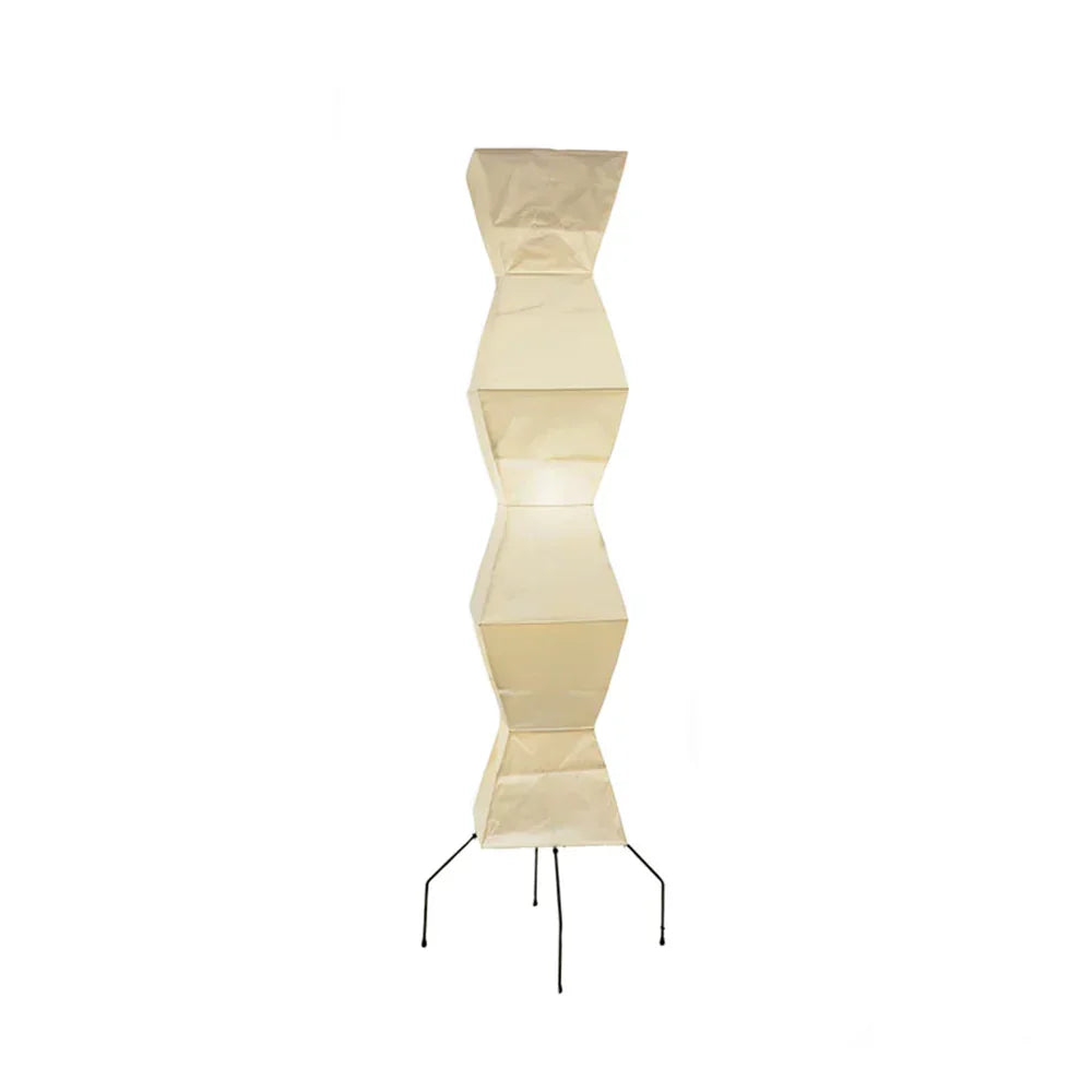 Akari Hourglass Paper UF4-L9 Steel Floor Lamp – Steel detail 16