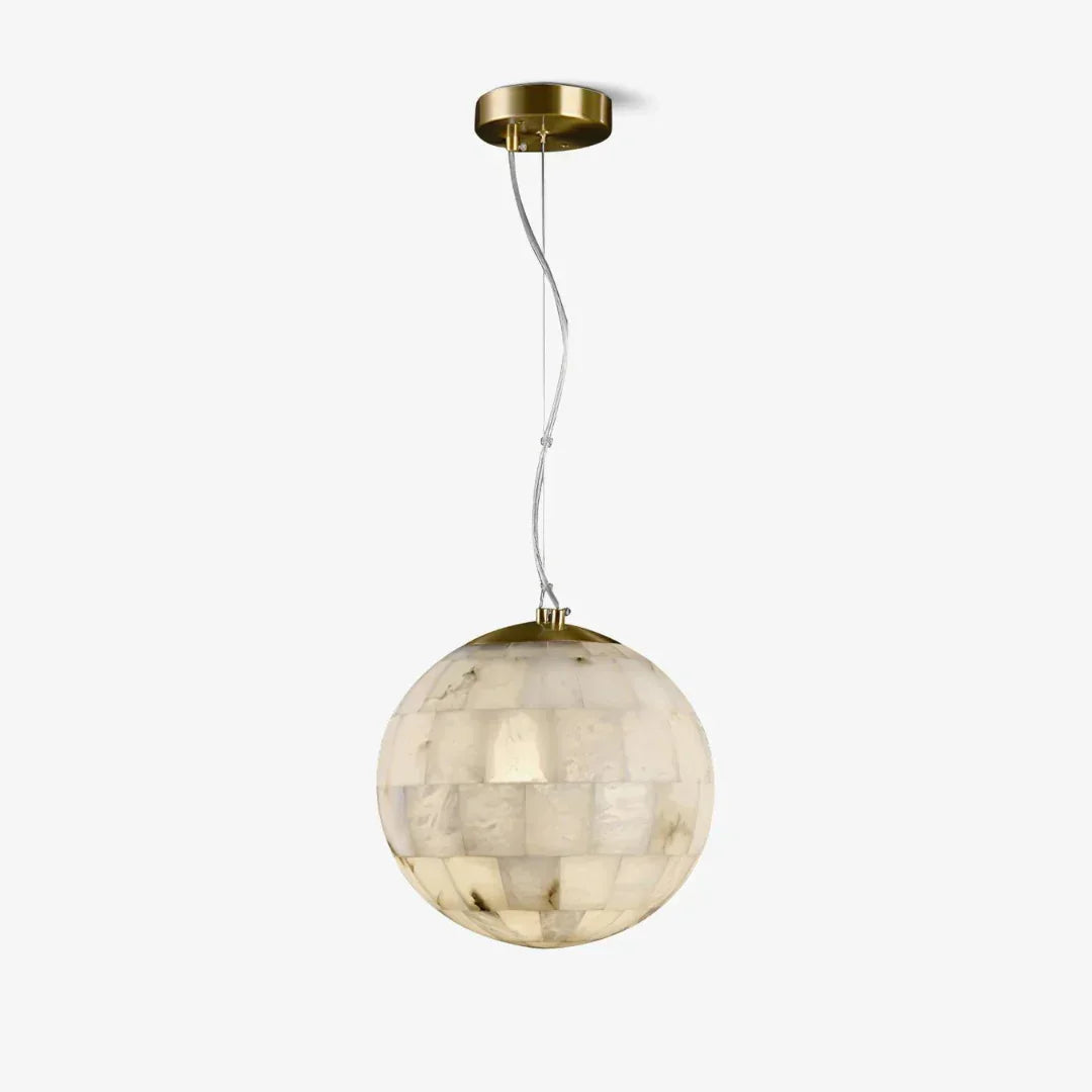 Alabaster Ball Pendant Light – Alabaster detail 22