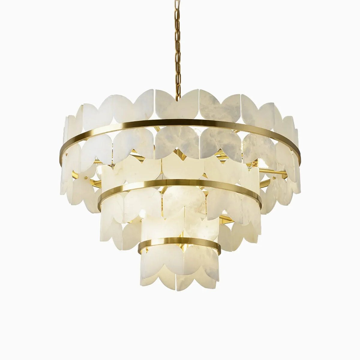 Alabaster Butterfly Round Chandelier – Alabaster detail 24