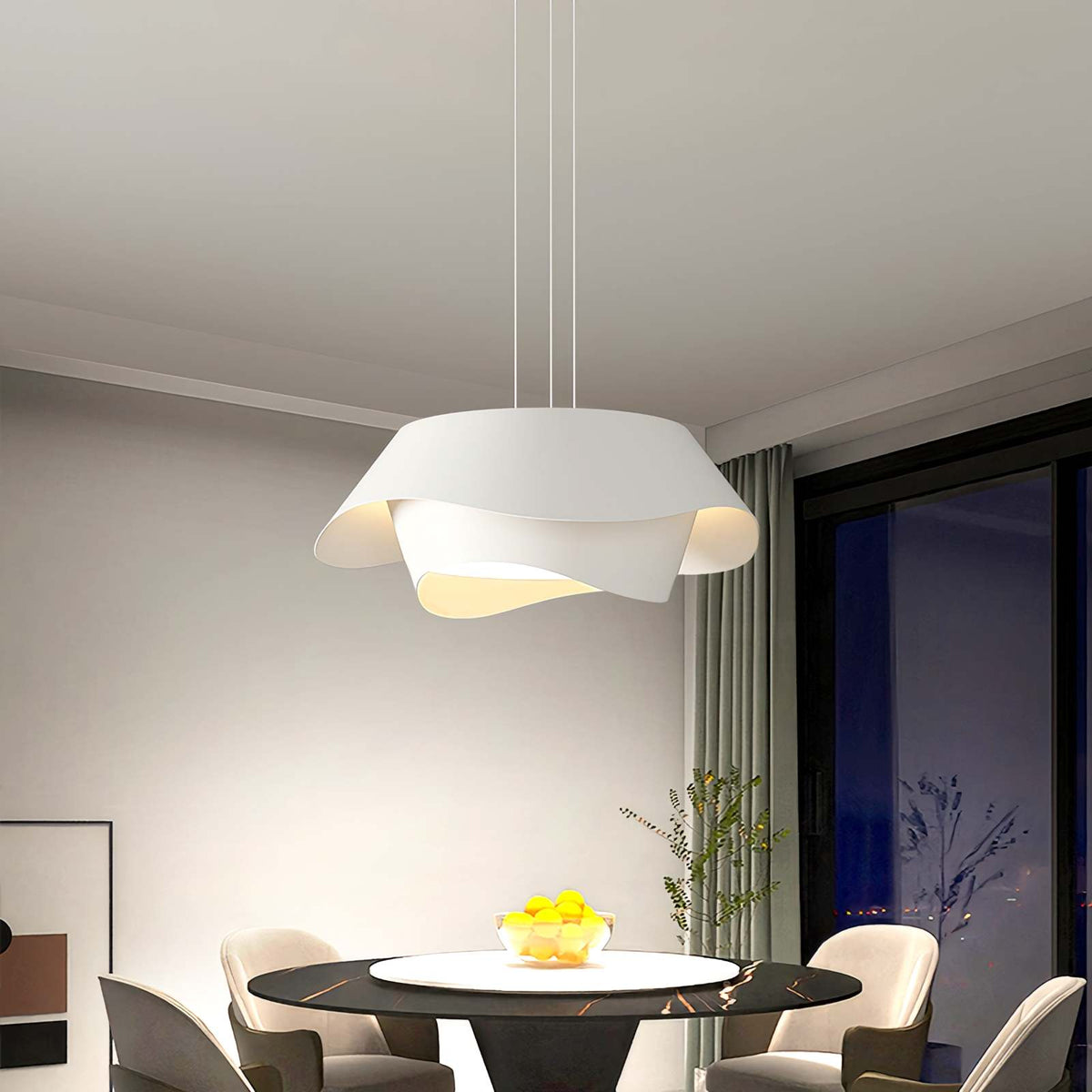 Flower Shaped Acrylic Pendant Light for Dining Room – Acrylic detail 11