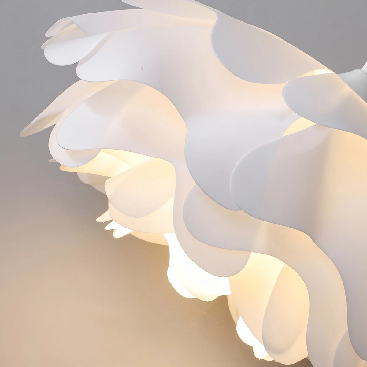 Flower Shaped White Pendant Lamp for Bedroom – detail 12