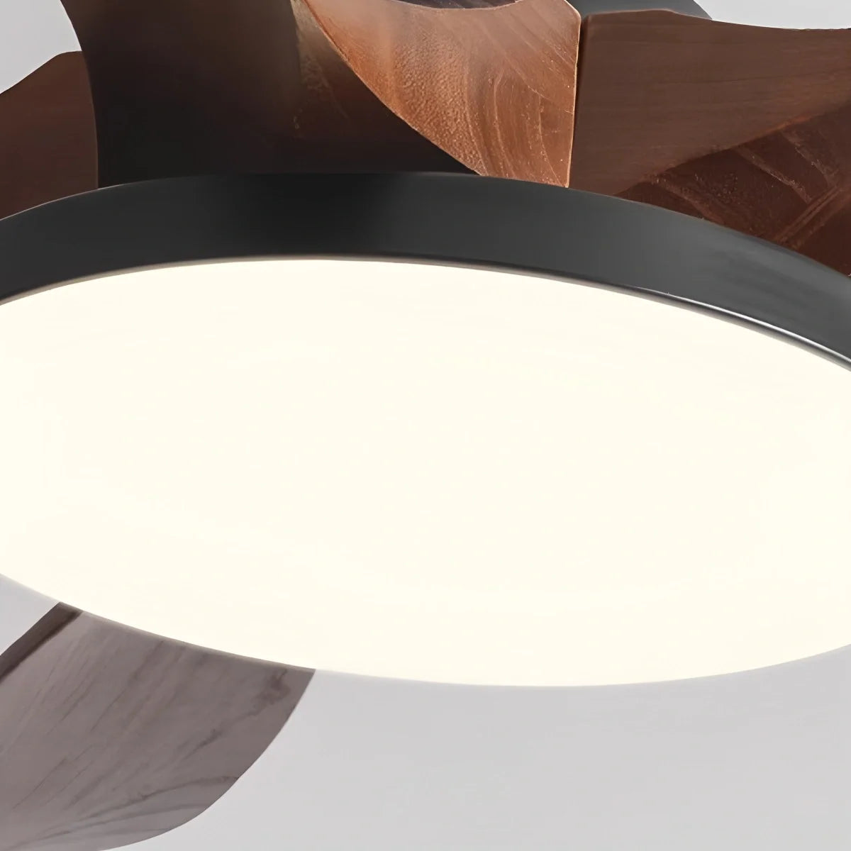 5-Leaf Wood Ceiling Fan Light – Wood detail 28