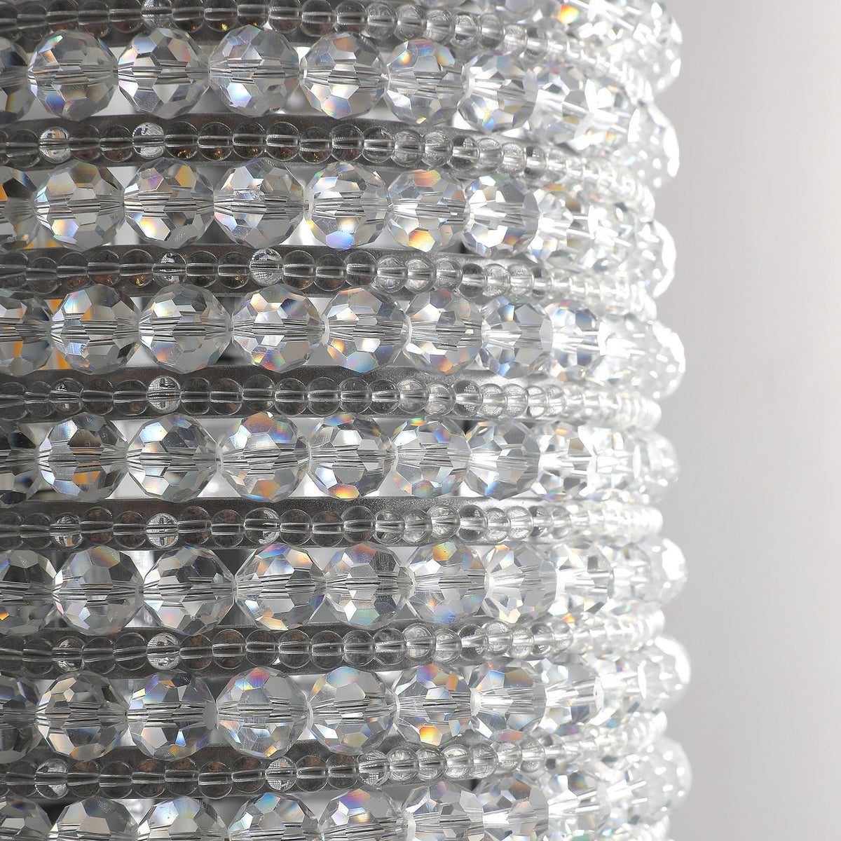 Halo Clear Crystal Beads Wall Sconce – Crystal detail 8