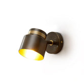 Brass Cylinder Wall Lamp
