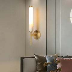 Brindisi Alabaster Candle Style Wall Lamp