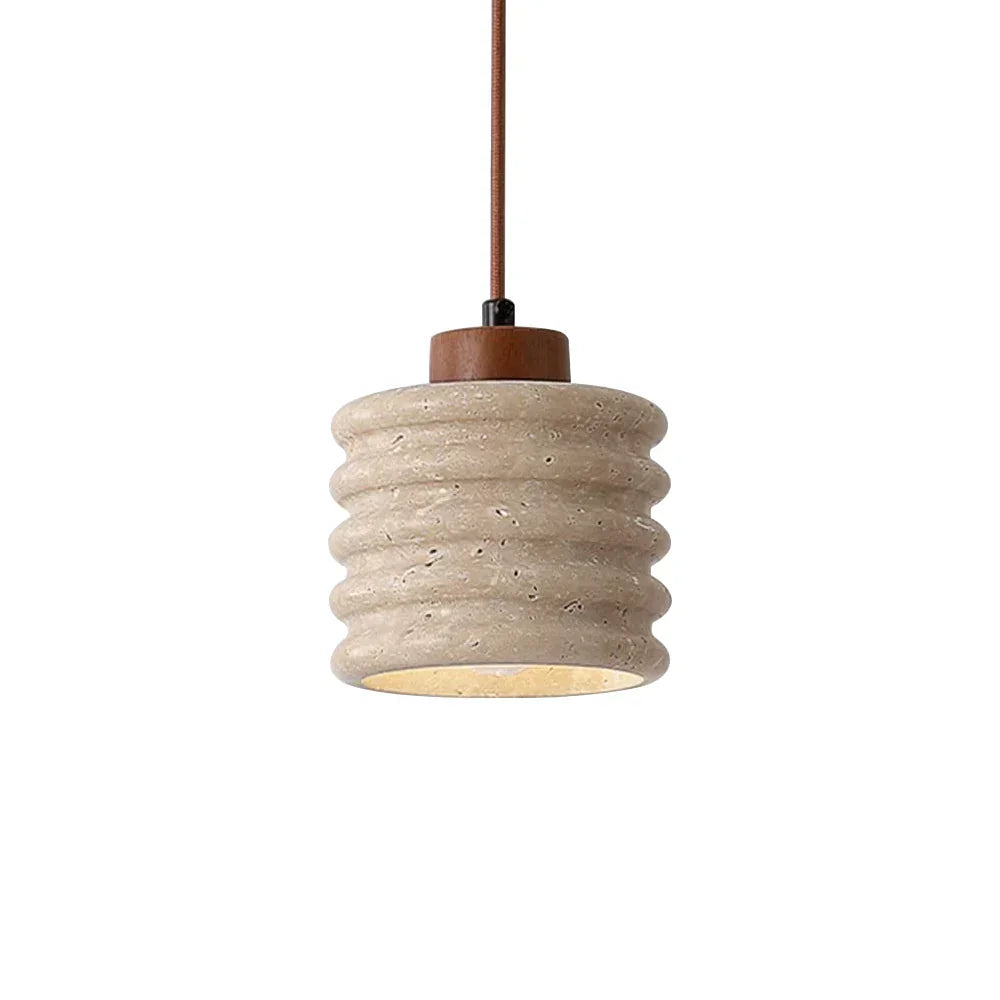 Candeeiro Column Travertine Pendant Lamp – Travertine detail 21