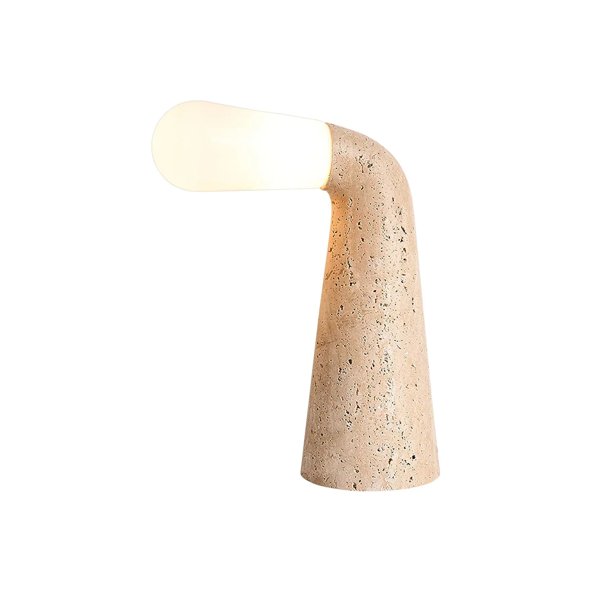 Cone Nilo Travertine Table Lamp – Travertine detail 11