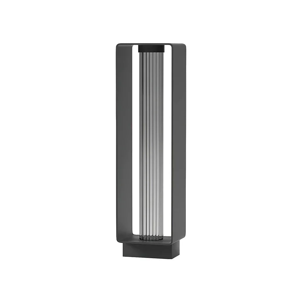 Frame Acrylic Outdoor Post Lamp Steel – Steel detail 20
