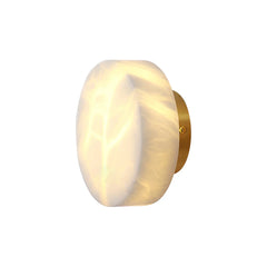 Domino A Cylindrical Alabaster Wall Light