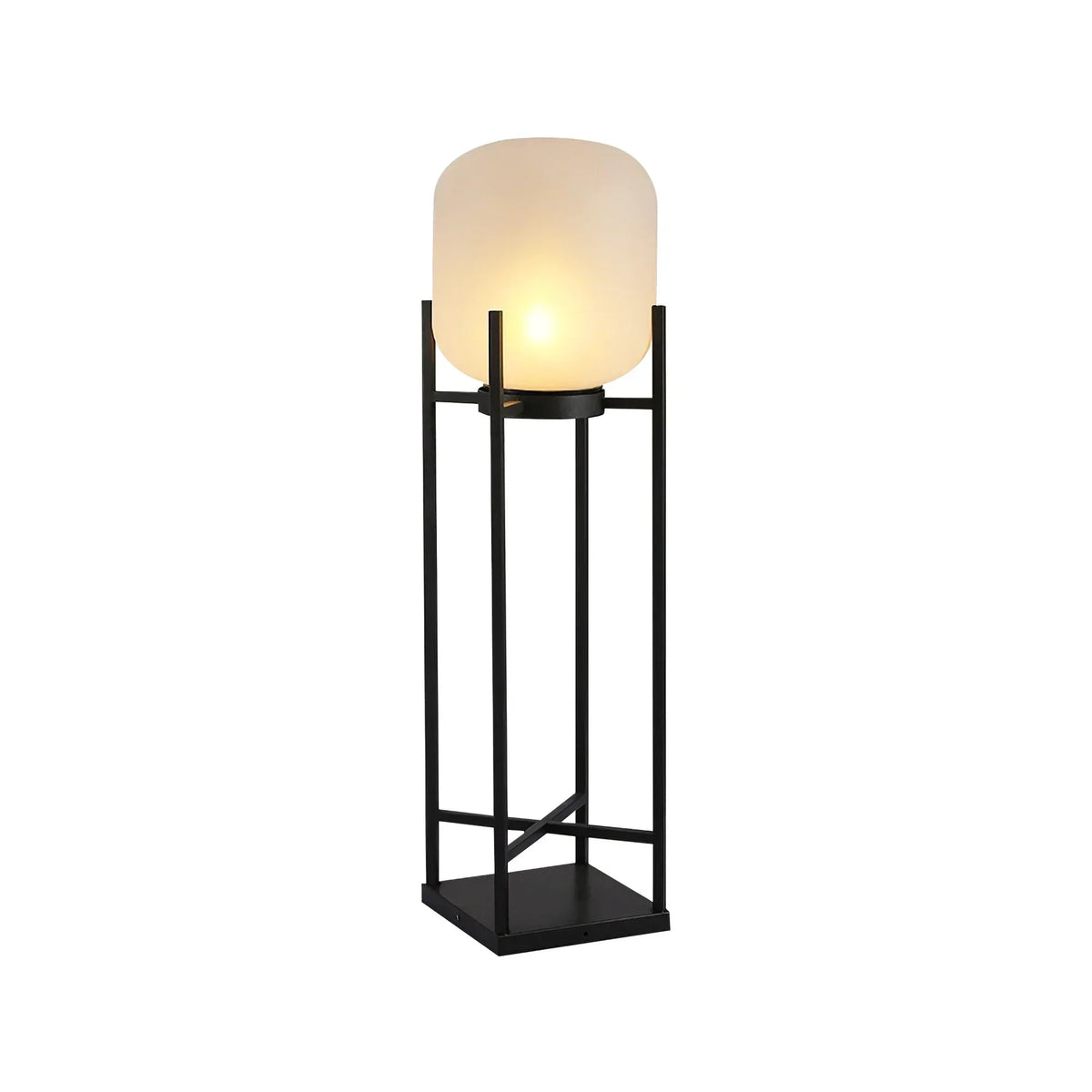 Modern Lantern Outdoor Glass Floor Lamp – Glass detail 14