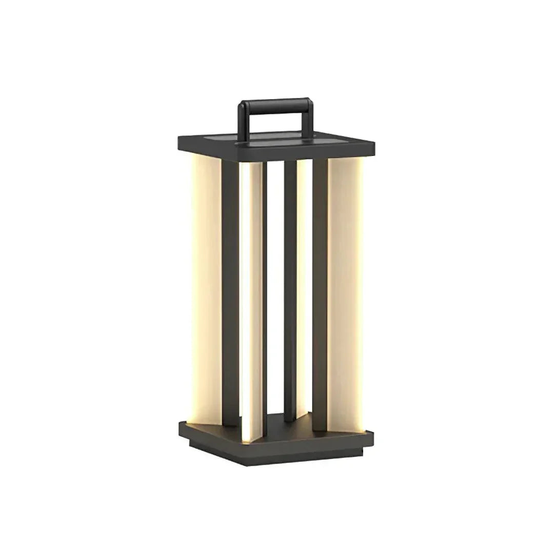Modern Metroluxe Simple Outdoor Steel Light – Steel detail 12