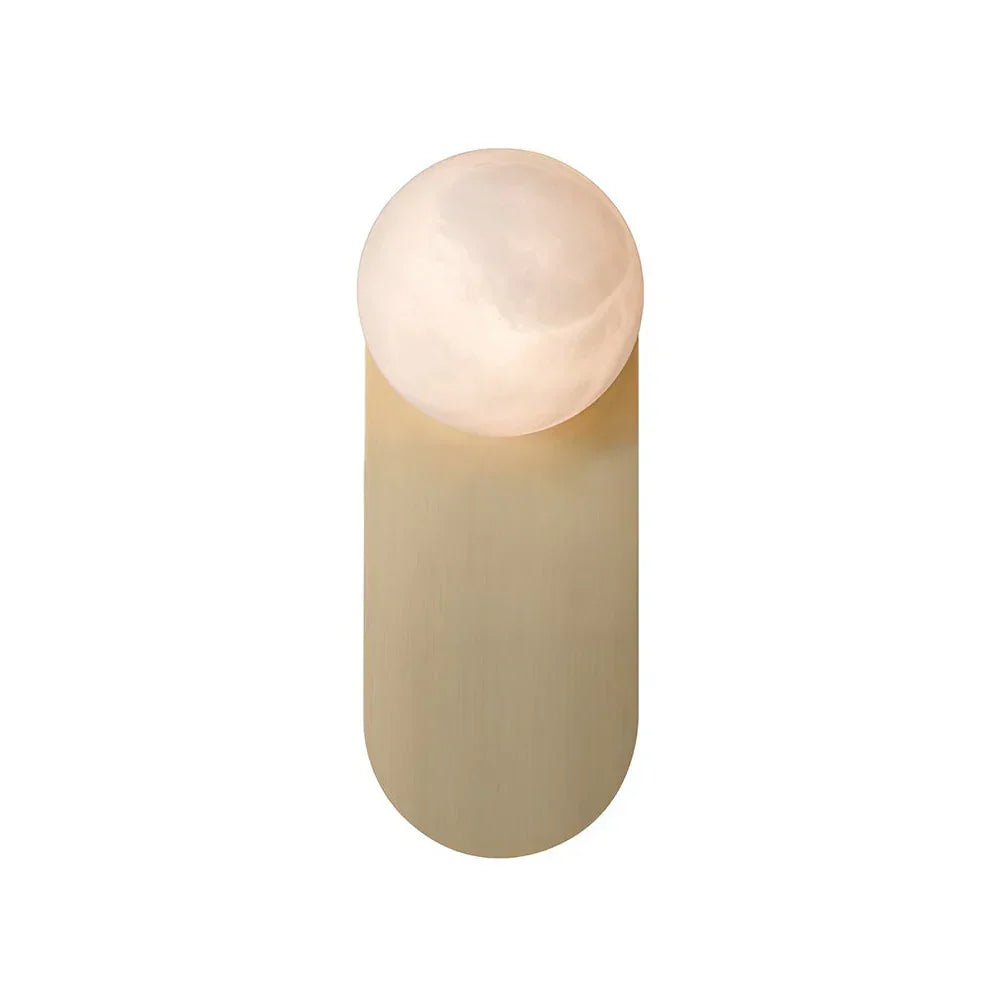 Oval Adrion Alabaster Spherical Wall Light – Alabaster detail 18