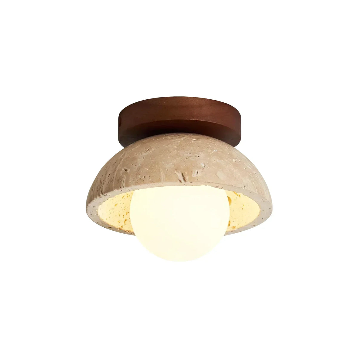 Piedra Travertine Ceiling Light – Travertine detail 27