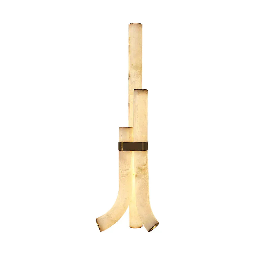 Piped Alabaster Floor Lamp – Alabaster detail 21