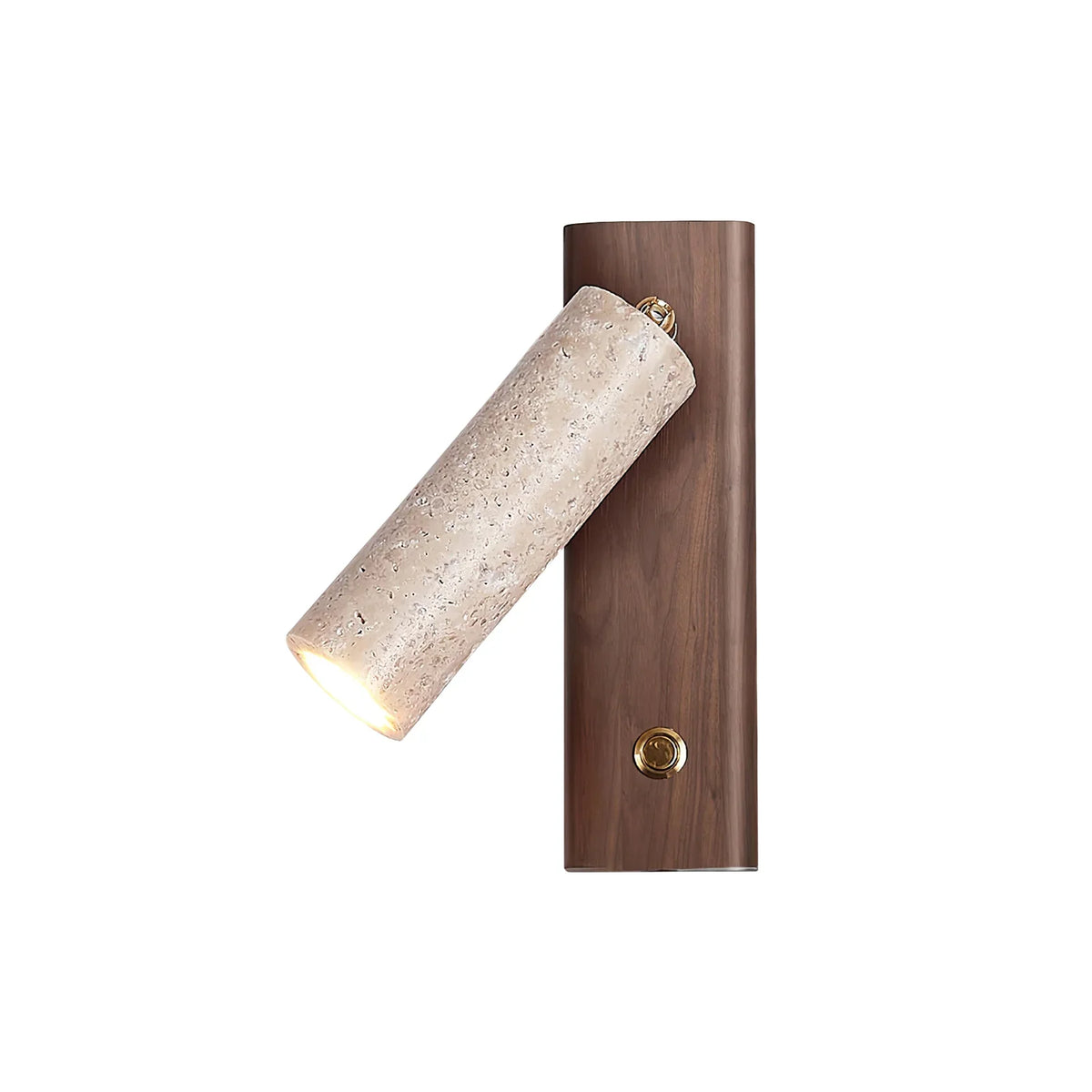 Rotating Travertine Lustra Torch Wall Lamp – Travertine detail 12