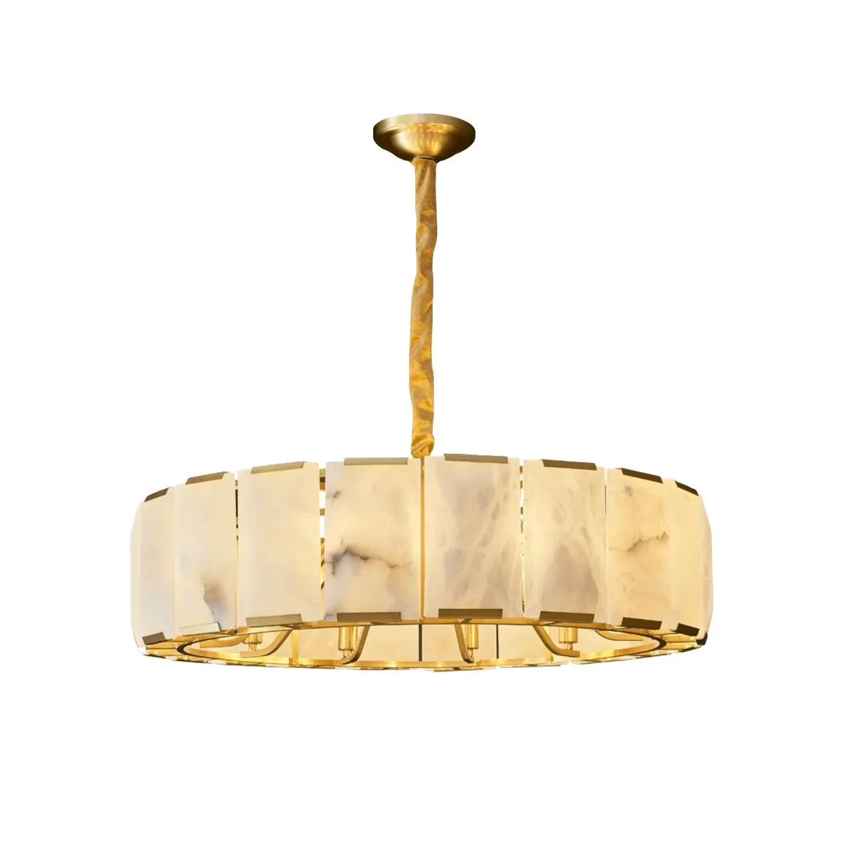 Round Modern Alabaster Chandelier – Alabaster detail 21