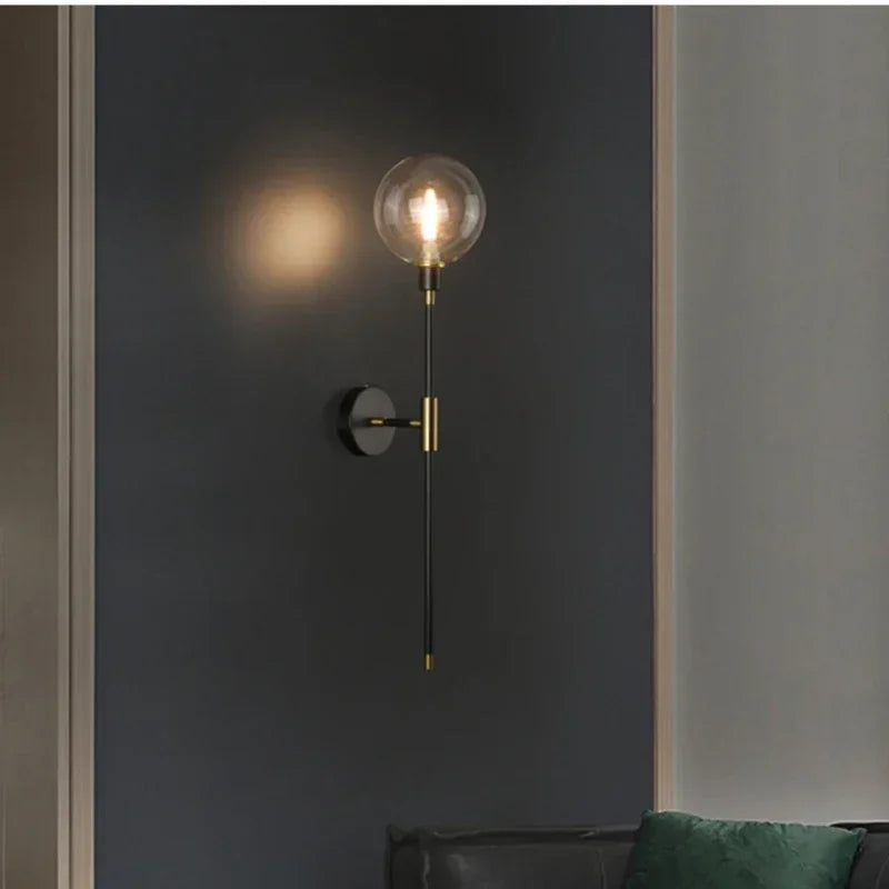 Wall Light Glass Ball LED Nordic