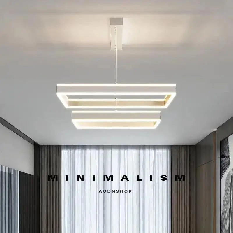 Nordic Minimalism Oval LED Pendant Light