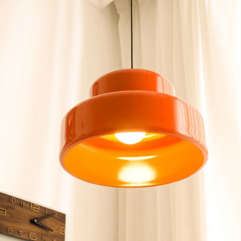 Bauhaus Orange Pendant Lights