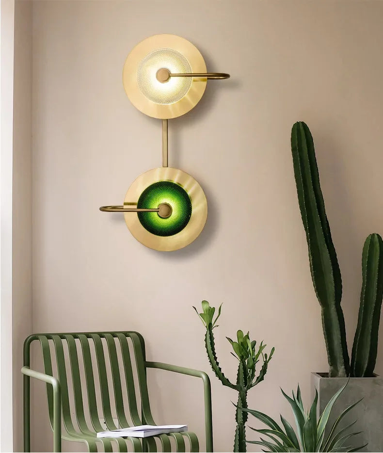 Glass Wall Lamp LED Nordic Minimalist