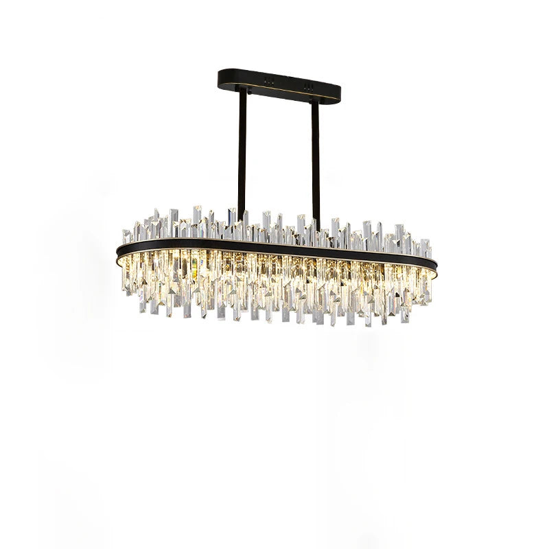 Dimmable LED Crystal Series Gold Black