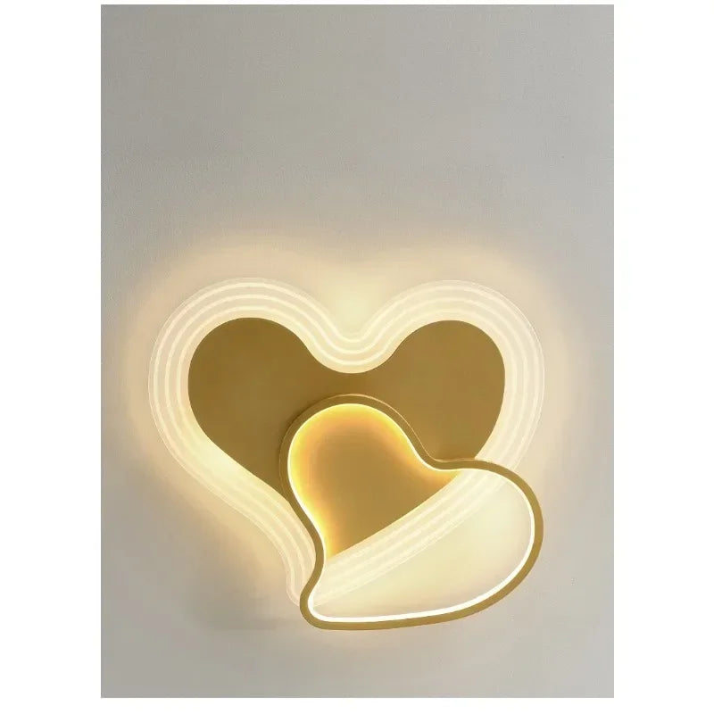 Warm LED Ceiling Lamp Children's Room Chandelier Girl Boy