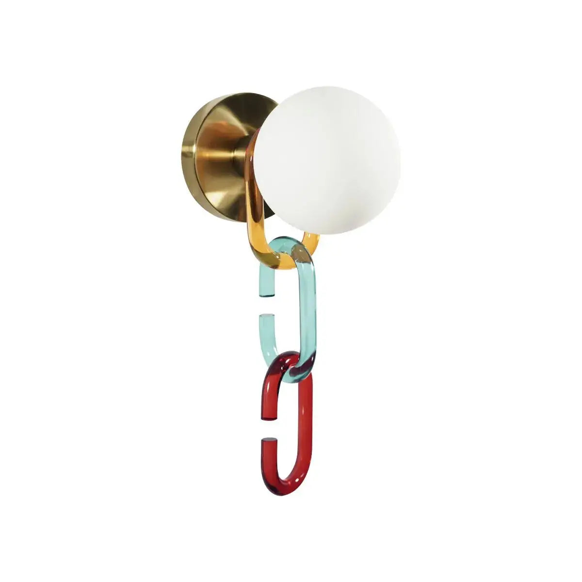 Glass Chain Series Mirror Light Chandelier