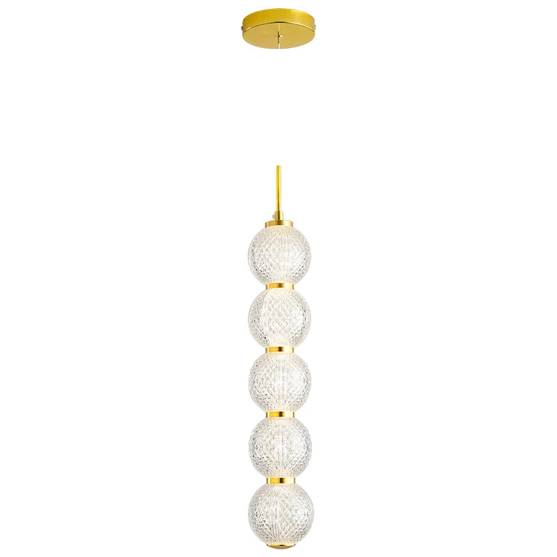 Transparent Acrylic Ball LED Pendant Lights
