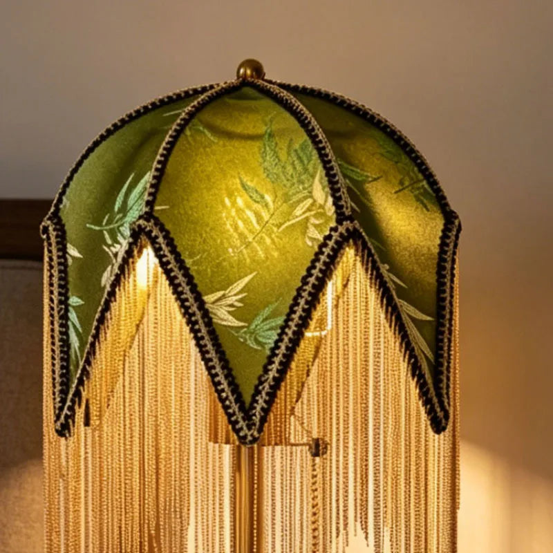 Creative Fabric Lampshade Table Lamp E27 Bulb Wood Base