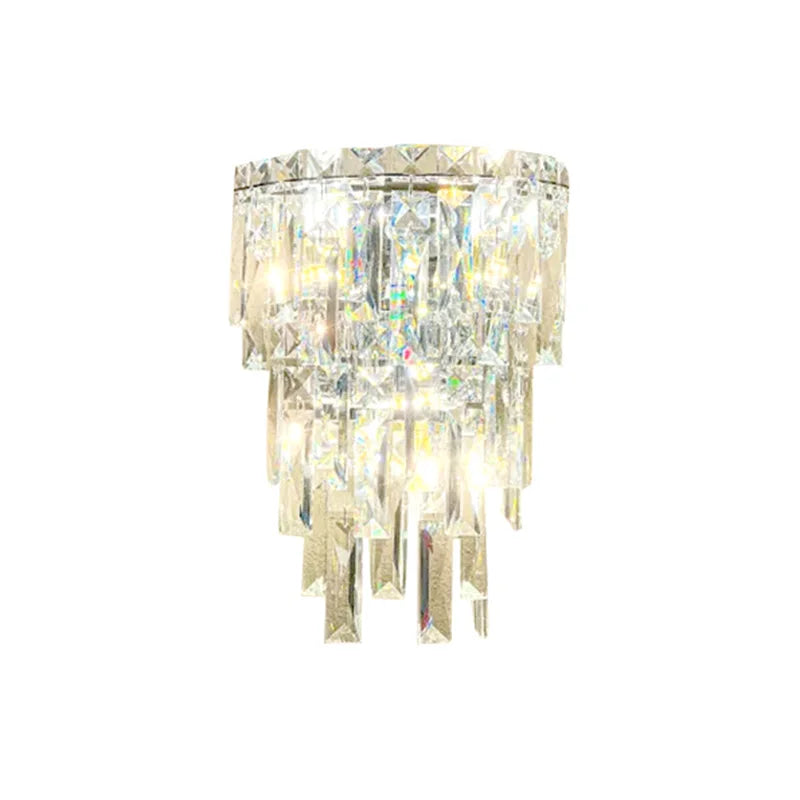 Hotel Lobby Corridor Crystal Wall Lamp