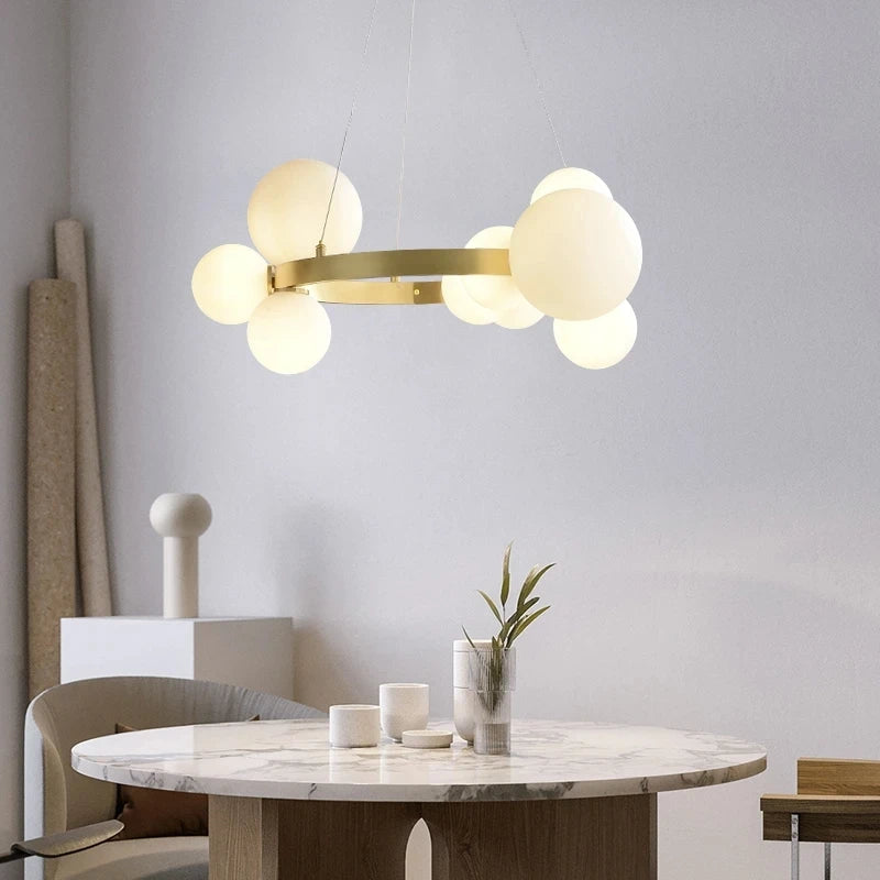 Clear White Glass Suitable Chandeliers