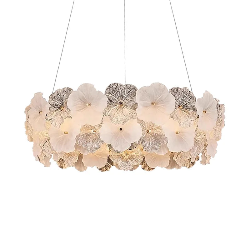 Glass Flower LED Chandeliers