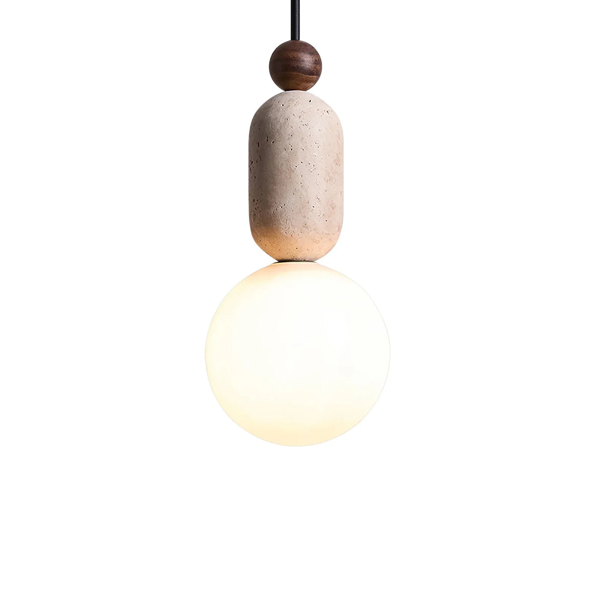 Travertine Daniel Pendant Lamp – Travertine detail 15