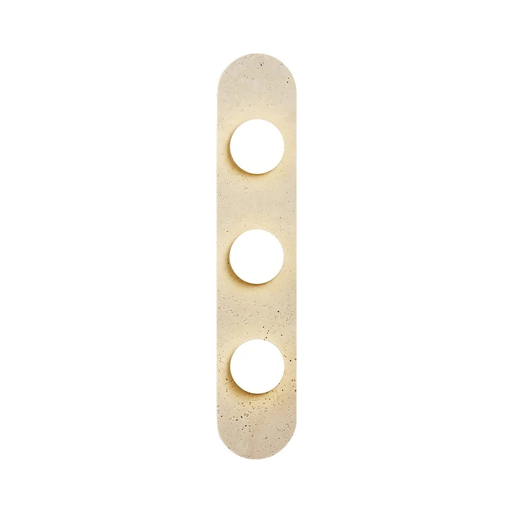 Travertine Oval Glass Wall Sconce – Travertine detail 18