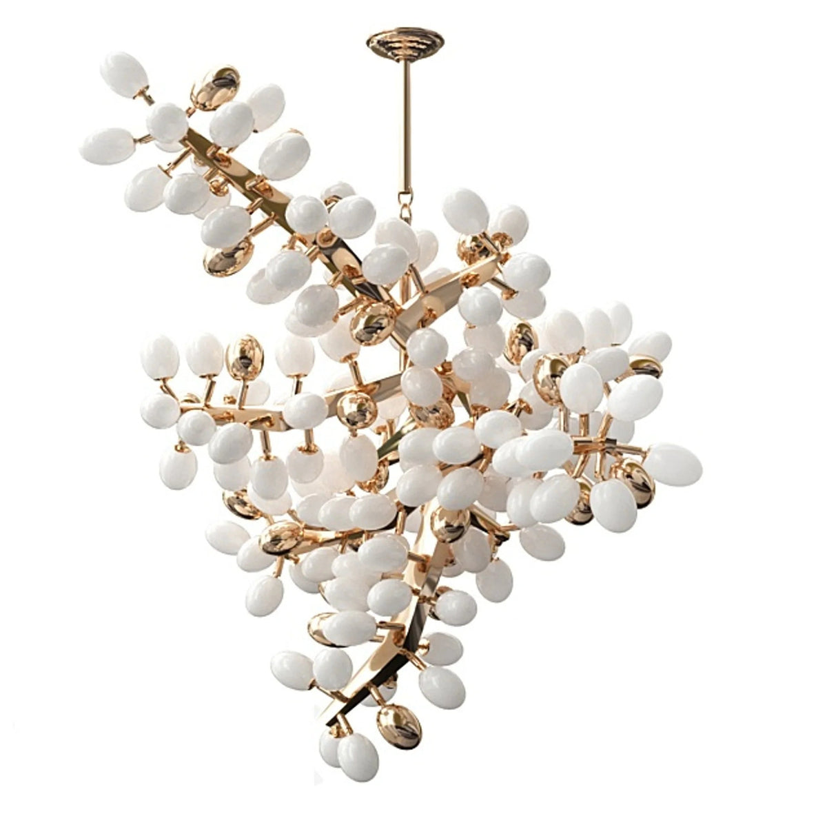 Valiant Glass Chandelier, Horizontal – Glass detail 39