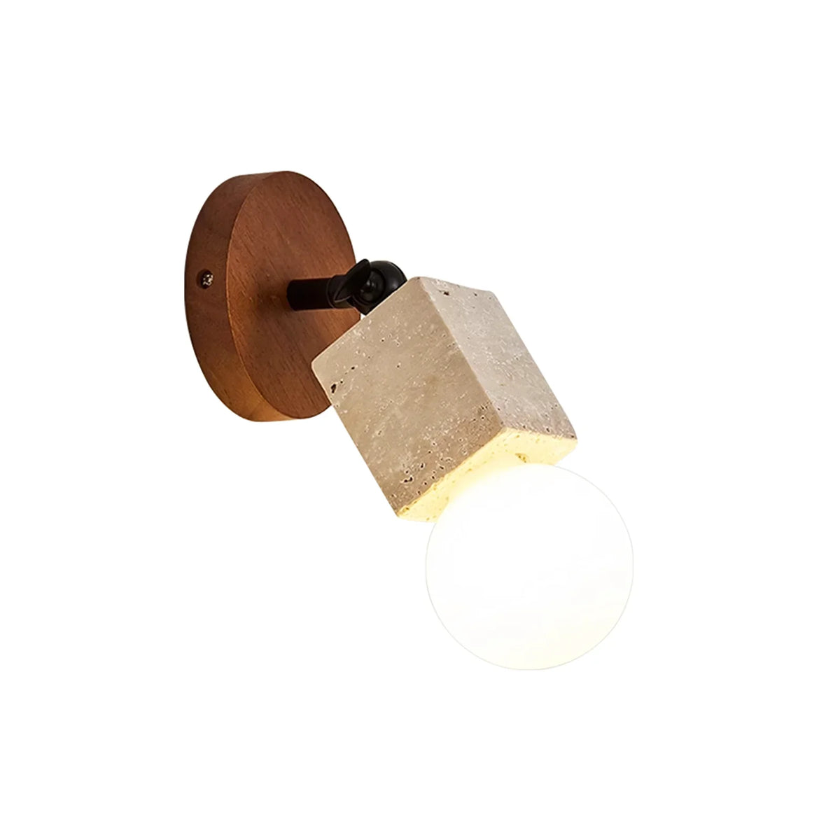 Adjustable Versa Stone Travertine Wall Light – Travertine detail 10