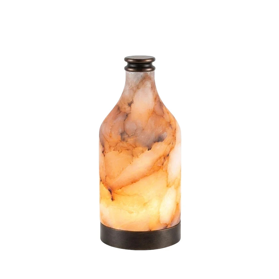 Alabaster Bottle Table Lamp – Alabaster detail 13