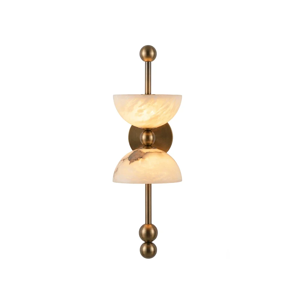 Alabaster Dual Wall Sconce – Alabaster detail 12