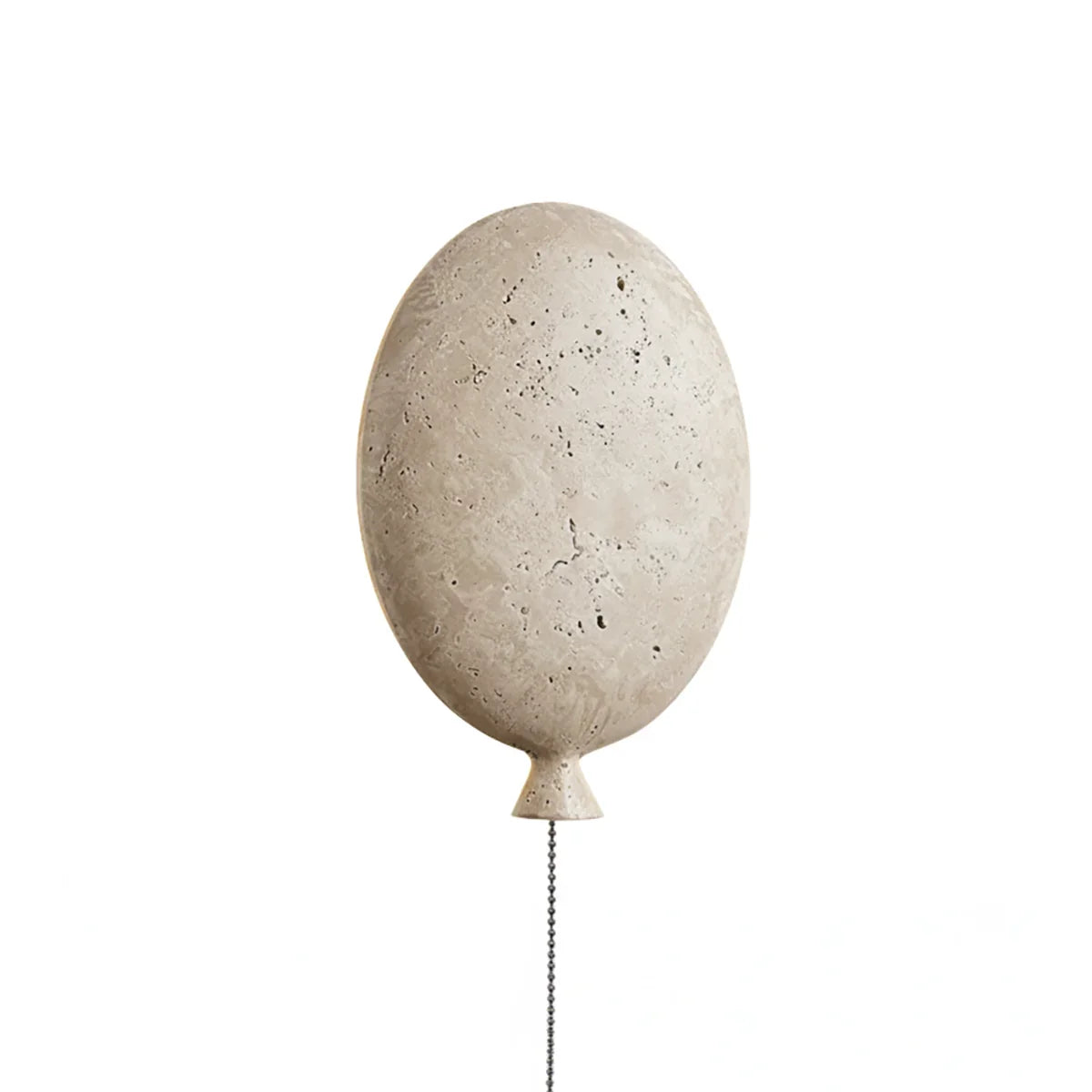 Balloon-Shaped Nino Travertine Wall Lamp – Travertine detail 16