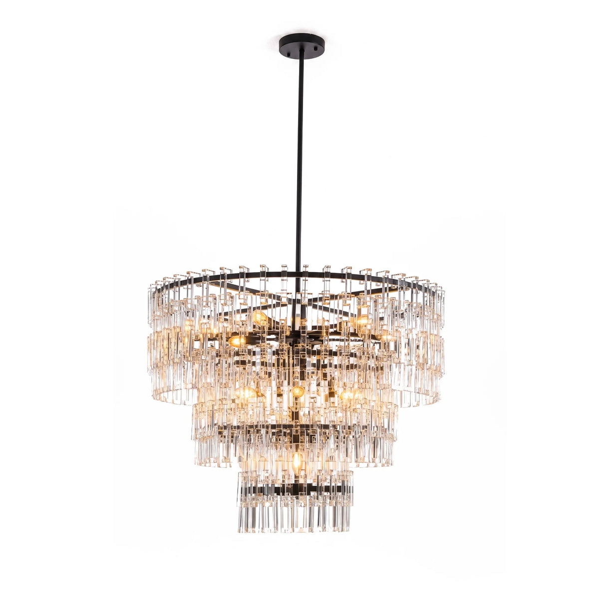 Corwin Tiered Crystal Bar Chandelier – Crystal detail 41