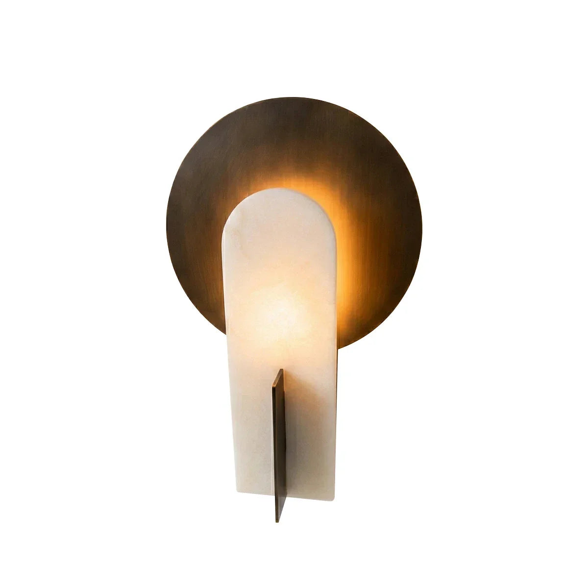 Eclipse Alabaster Oval Table Lamp – Alabaster detail 11