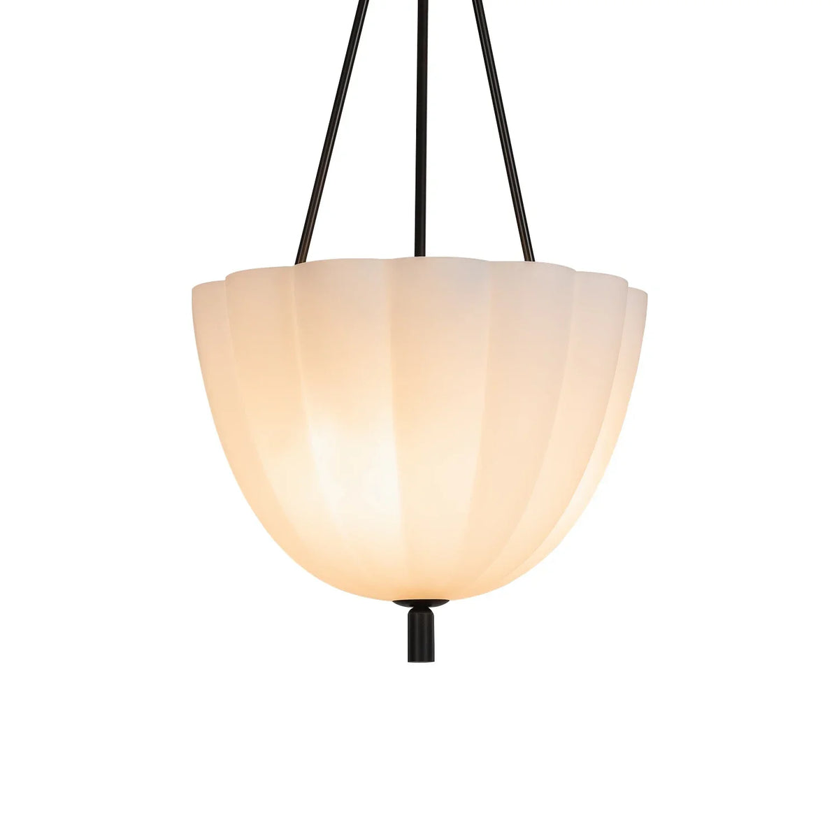 Fluted Glass Volare Scalloped Pendant Lamp – Glass detail 20