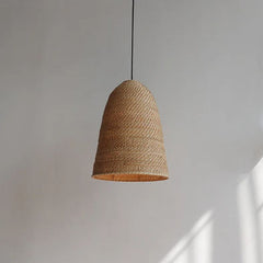 Big Sur Coastal Interior Design Rattan Pendant Light