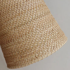 Big Sur Coastal Interior Design Rattan Pendant Light