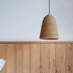 Big Sur Coastal Interior Design Rattan Pendant Light