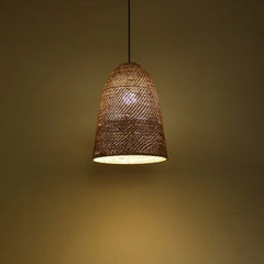Big Sur Coastal Interior Design Rattan Pendant Light