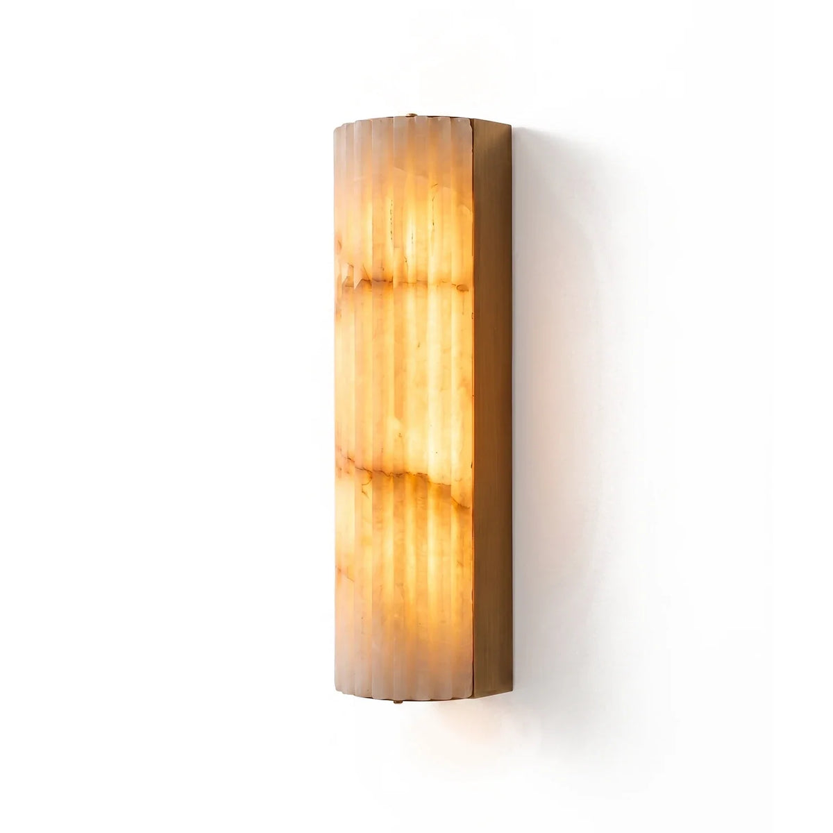 Lisbeth Fluted Alabaster Wall Sconce – Alabaster detail 16